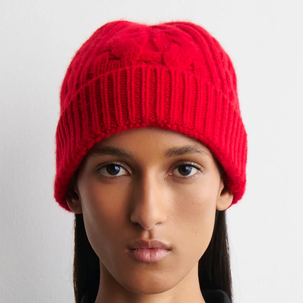 Cos Cable-Knit Wool-Cashmere Beanie, £55