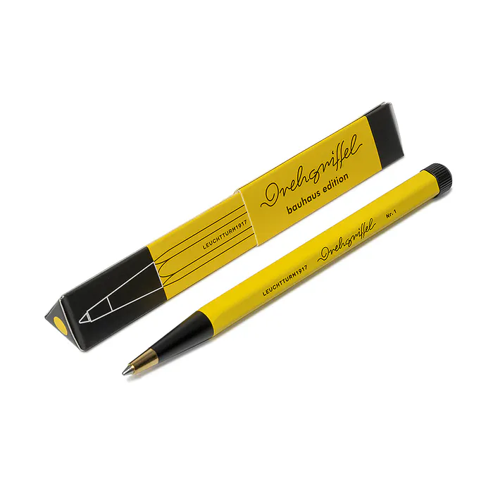 Leuchtturm 1917 Drehgriffel Nr. 1, Lemon/Black - Ballpoint pen, Bauhaus Edition, £27.50