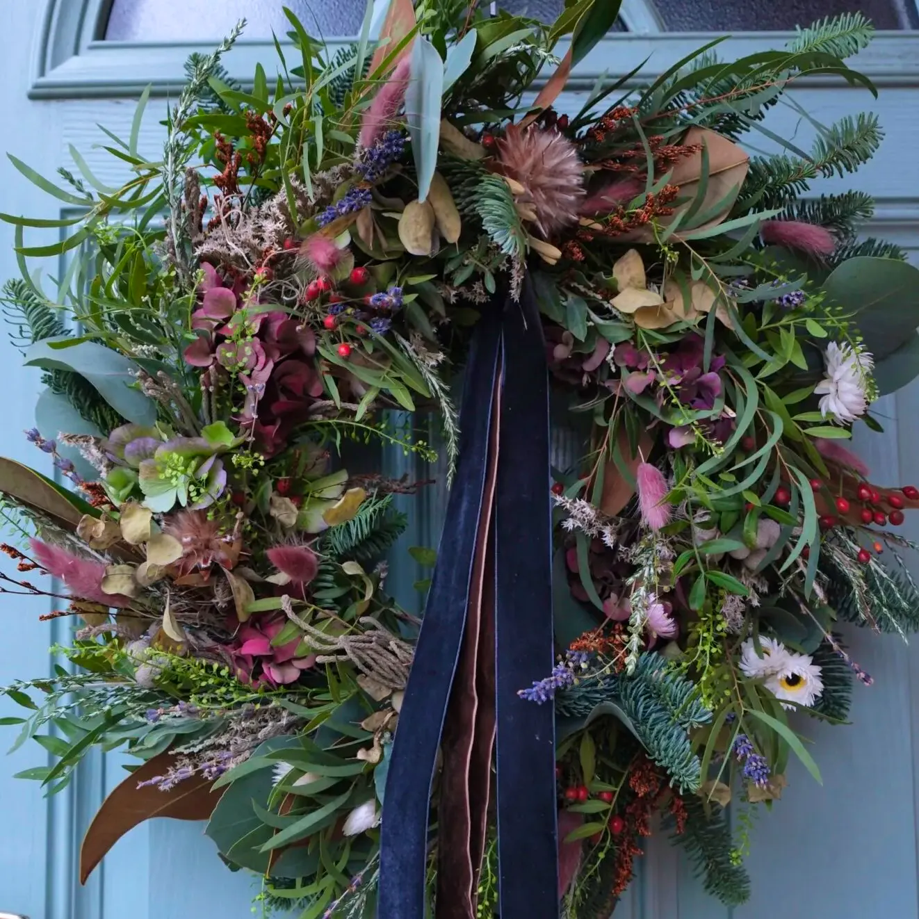 Holly & Co Hydrangea Luxe Wreath, £69.99