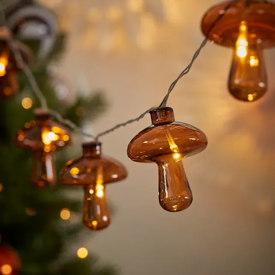 Cox & Cox Glass Mushroom String Lights, £11.60