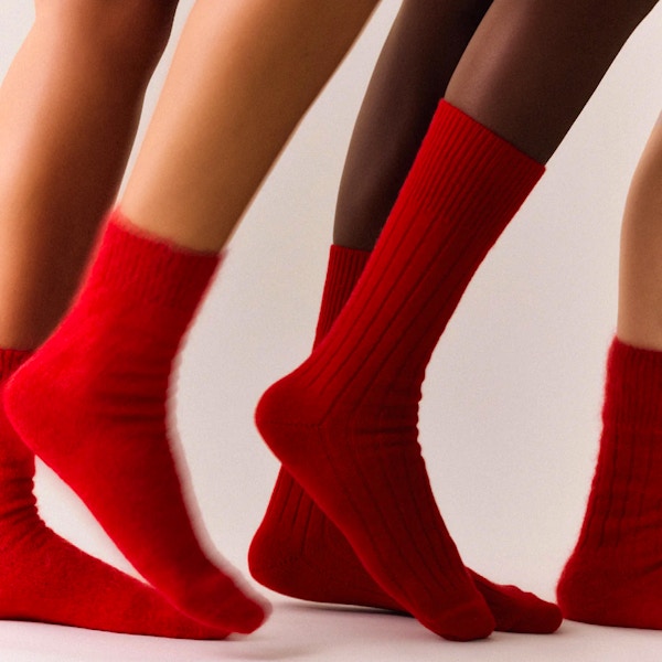 Pairs Socks Red