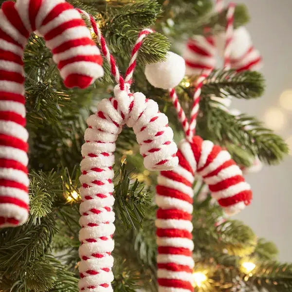 Cox & Cox Supersoft Candy Cane Garland, £16.50