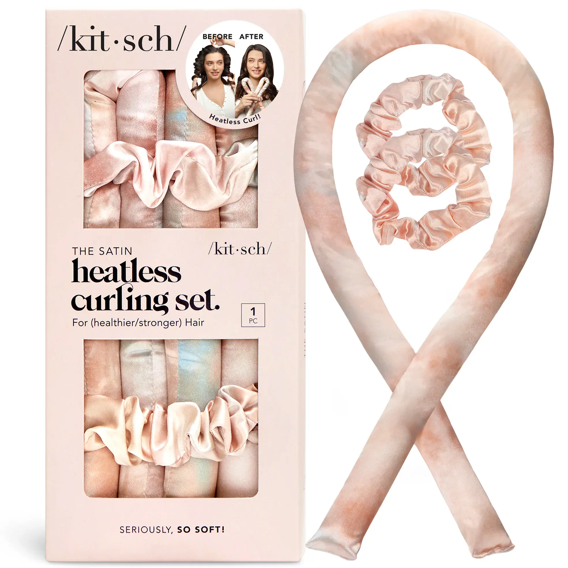 Kitsch Satin Heatless Curling Set, £15