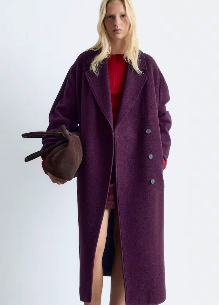 &Other Stories Voluminous Belted Wool Coat, £229