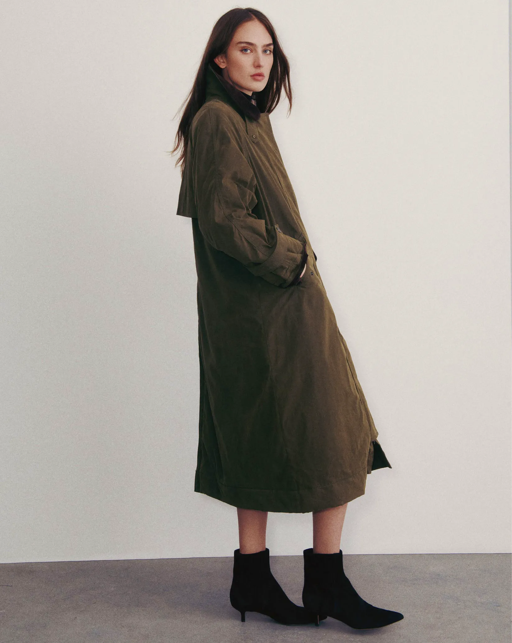 Veronica Beard Dietz Wax-Coated Field Coat, £898