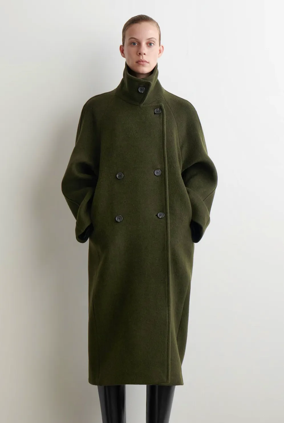 Cos Oversized Double-Breasted Wool Long Coat, £269