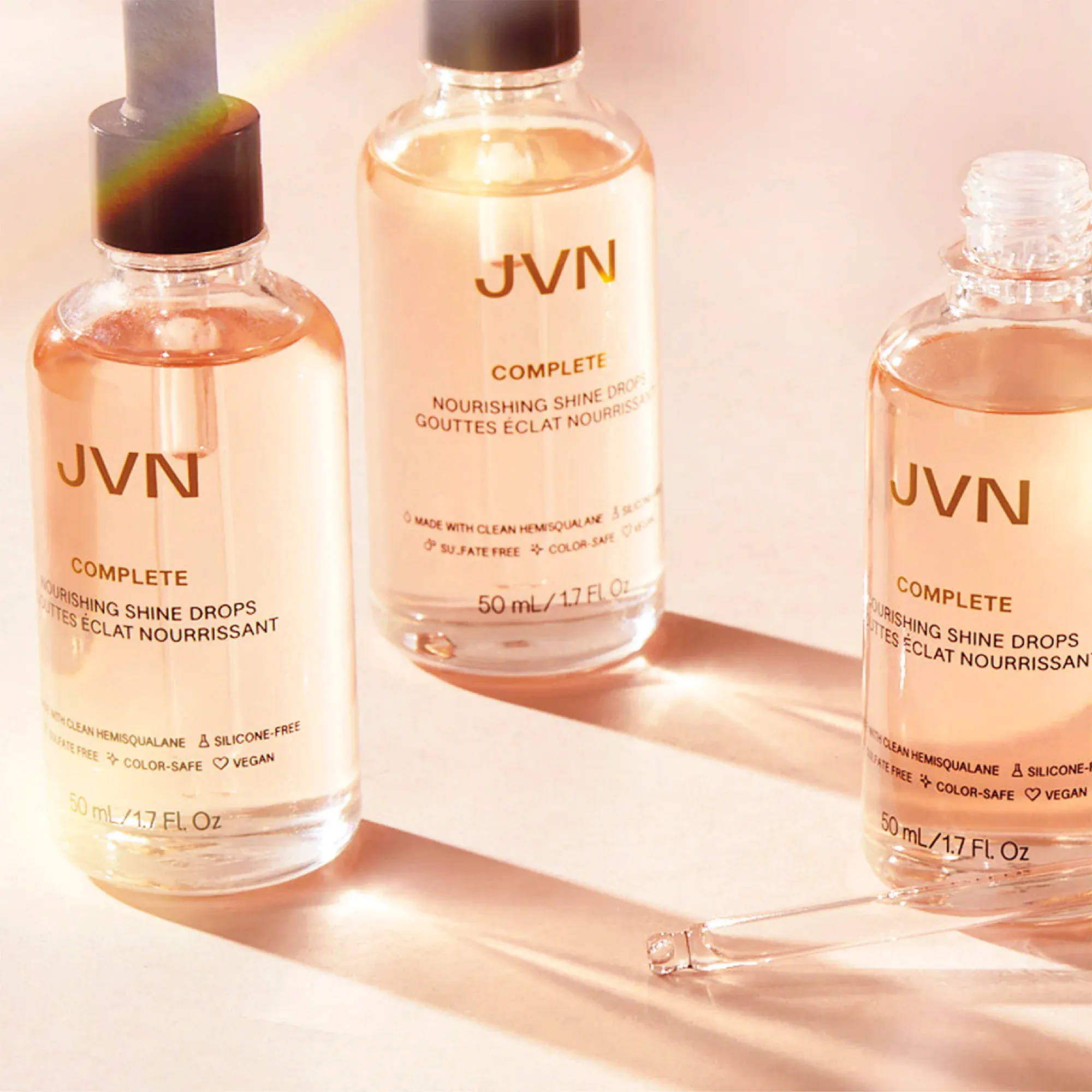 JVN Complete Nourishing Shine Drops, £23