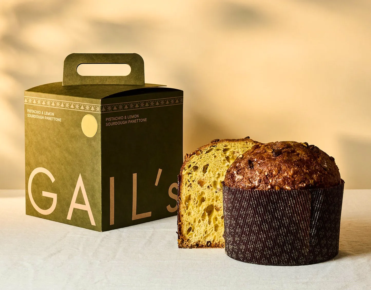 Pistachio & Lemon Sourdough Panettone 1kg