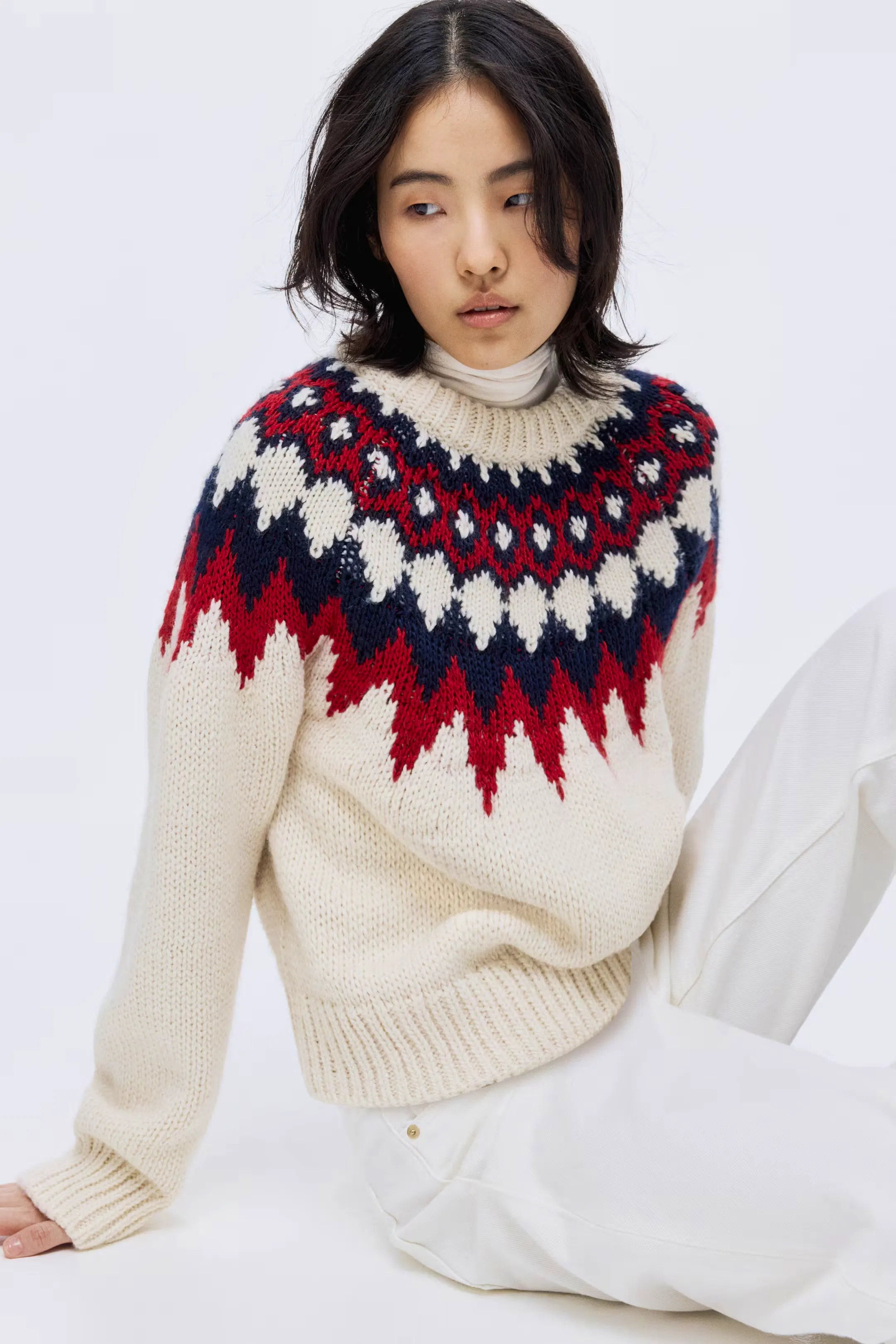 H&M Jacquard-Knit Jumper, £30.40