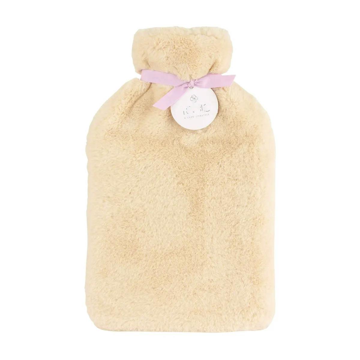 Fortnum & Mason Tonic Deluxe Hot Water Bottle, Caramel Cream, £50