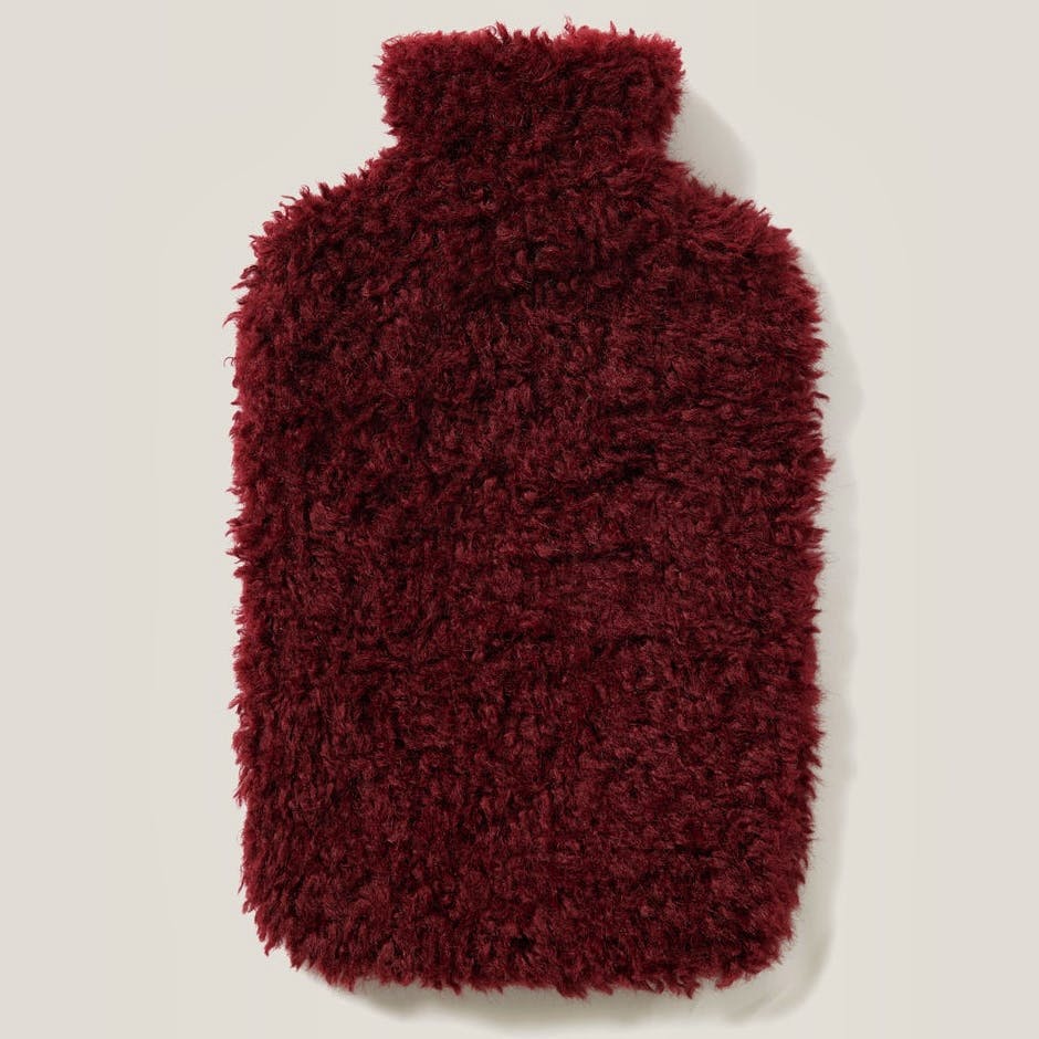 Jigsaw Faux Shearling Hot Water Bottle, £50