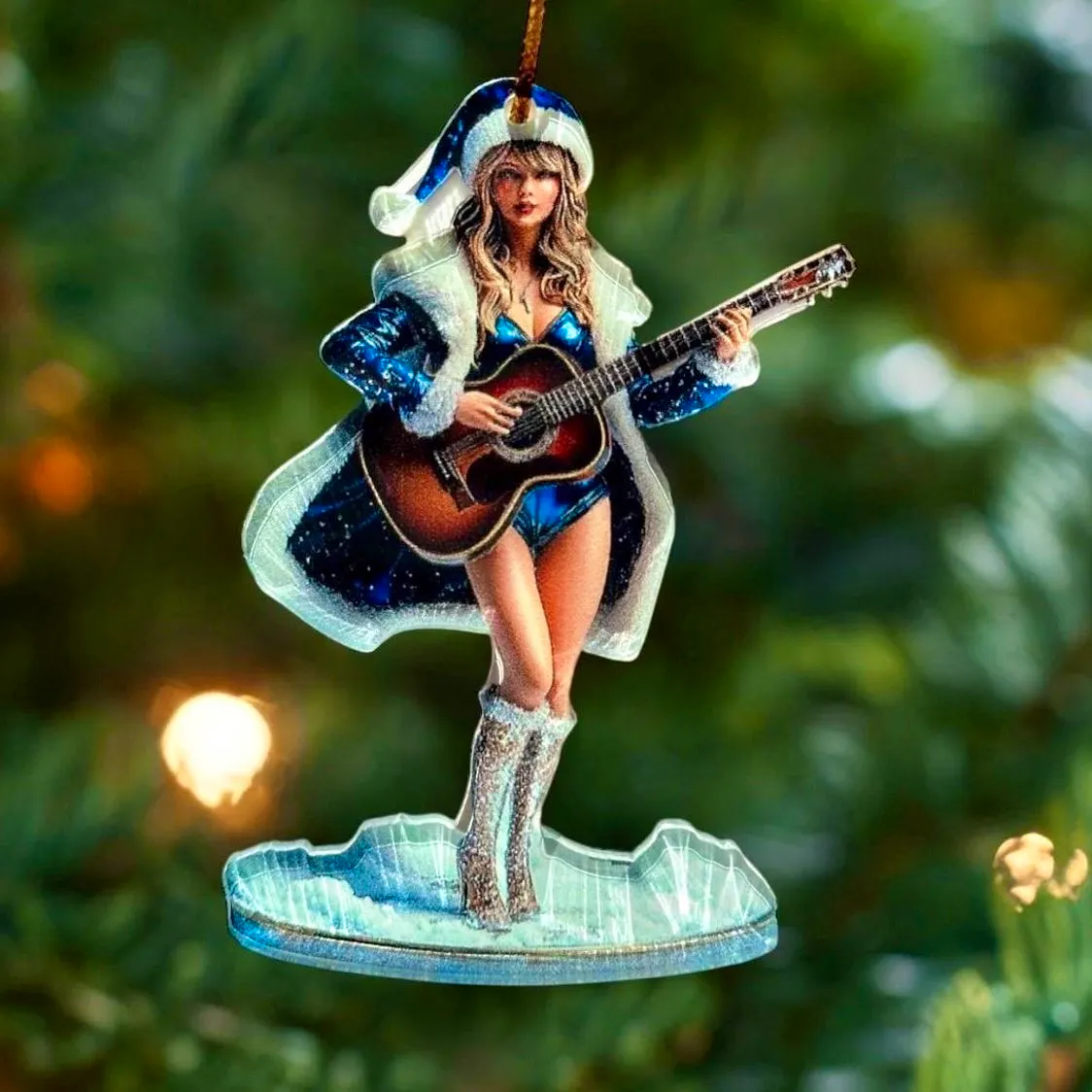 Etsy Taylor Swift Inspired Christmas Tree Decoration Ornament. £11.99