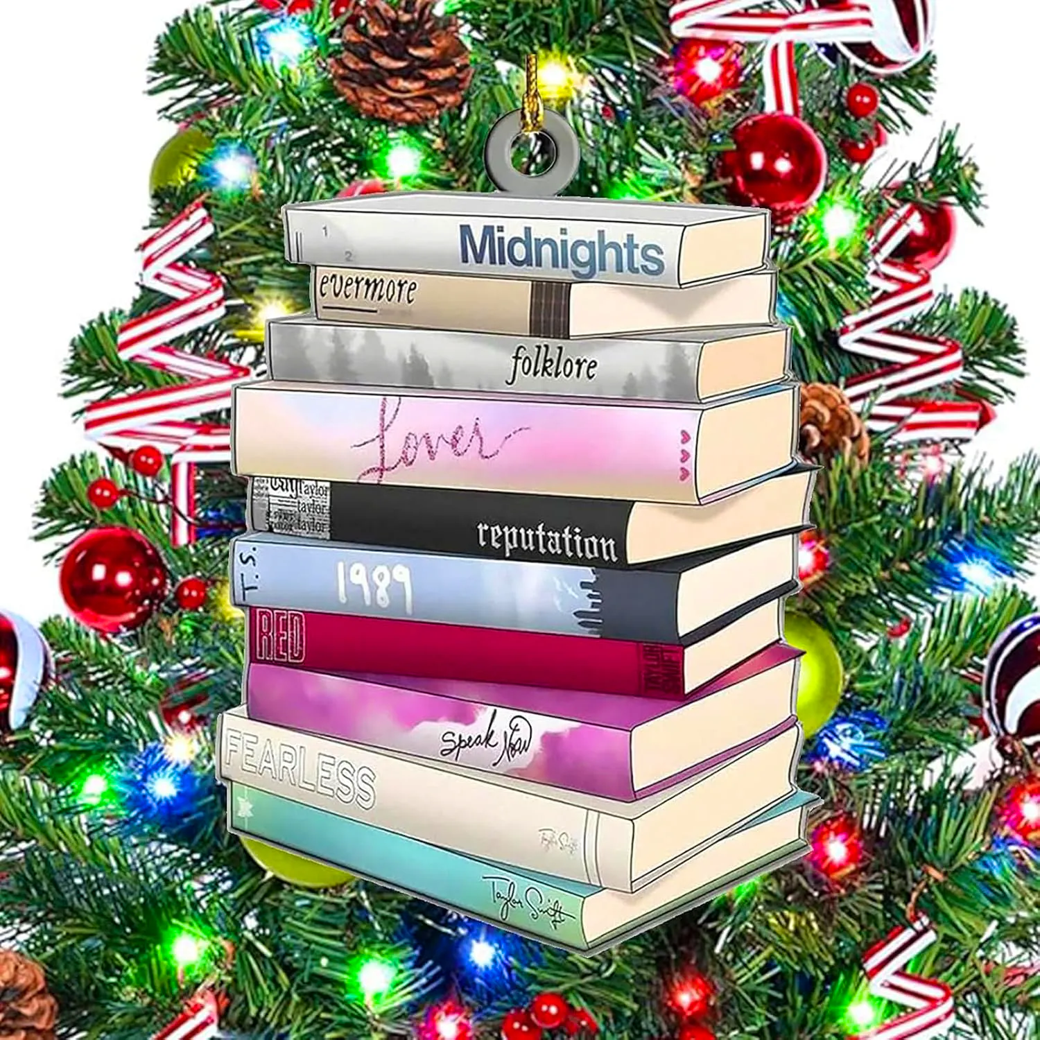 Amazon Taylor Album Books Ornament, £13