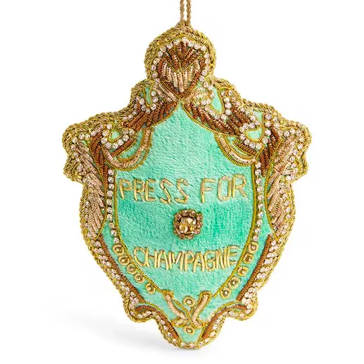 Tinker Tailor Champagne Button Tree Decoration, £22