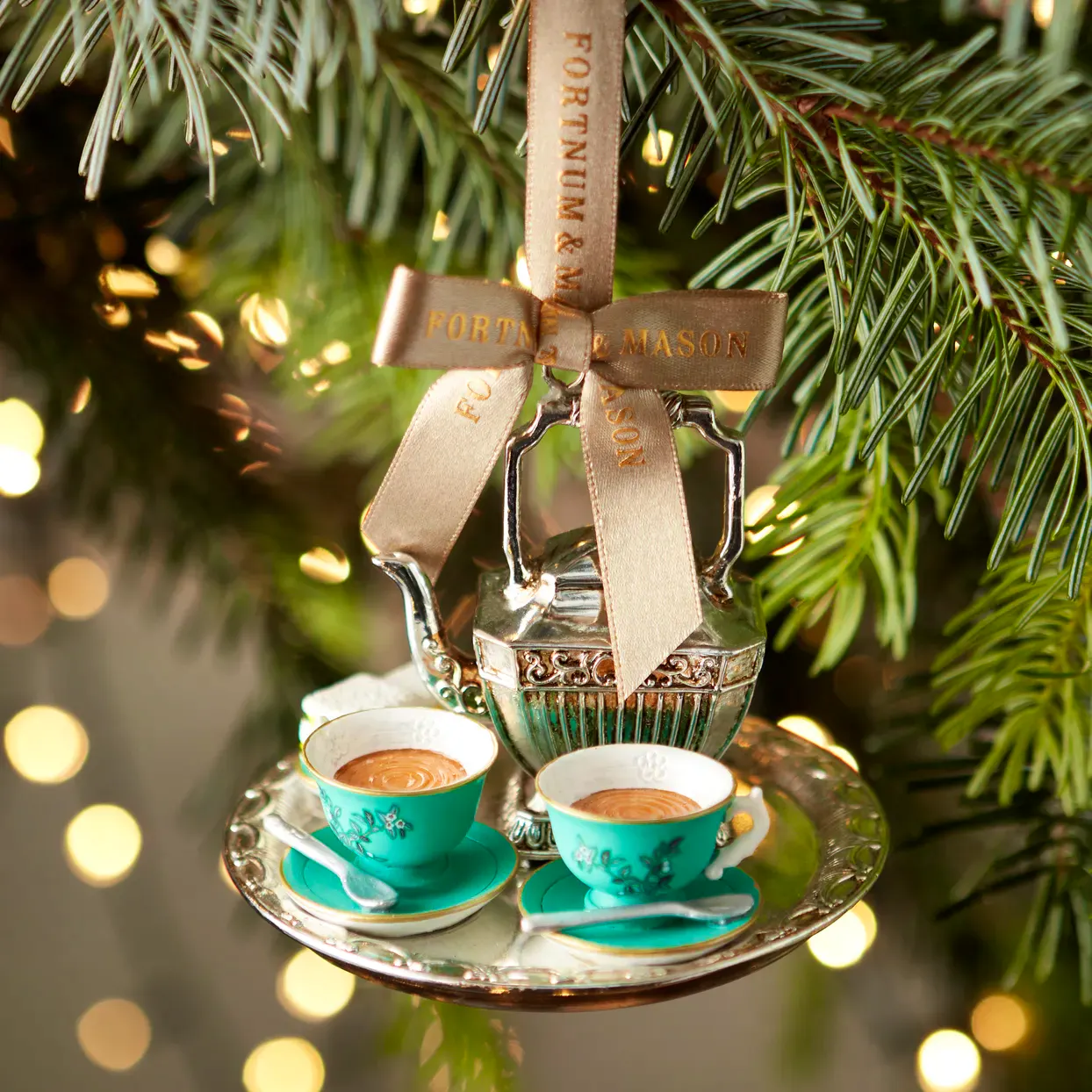 Fortnum & Mason Fortnum's Camellia Afternoon Tea Tray Decoration, £26.95