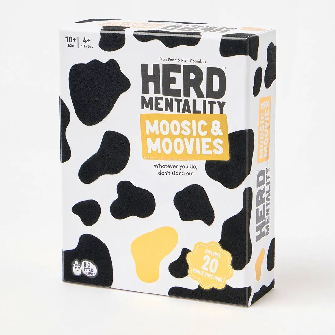 Oliver Bonas Moosic and Movies Herd Mentality Card Game, £20