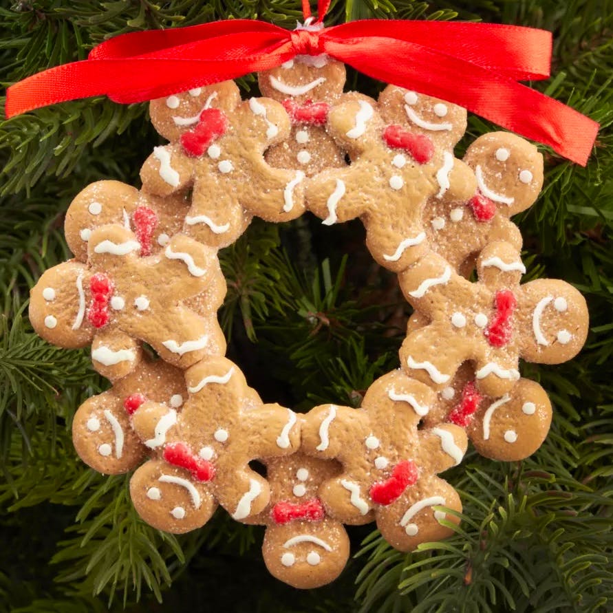 Selfridges Ginger Bread Man Christmas Wreath, £12