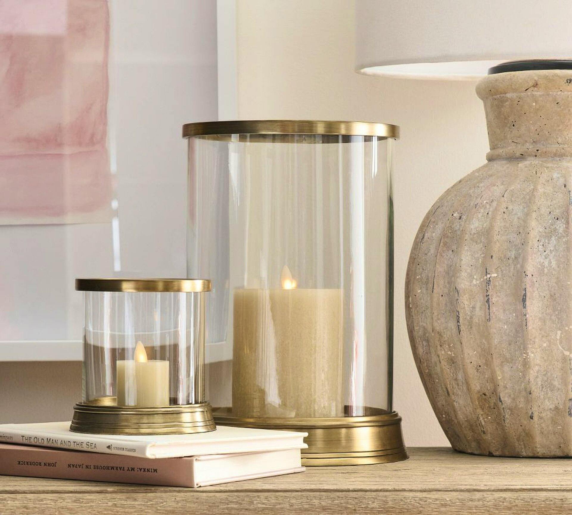 Pottery Barn Daphne Hurricane Candle Holder