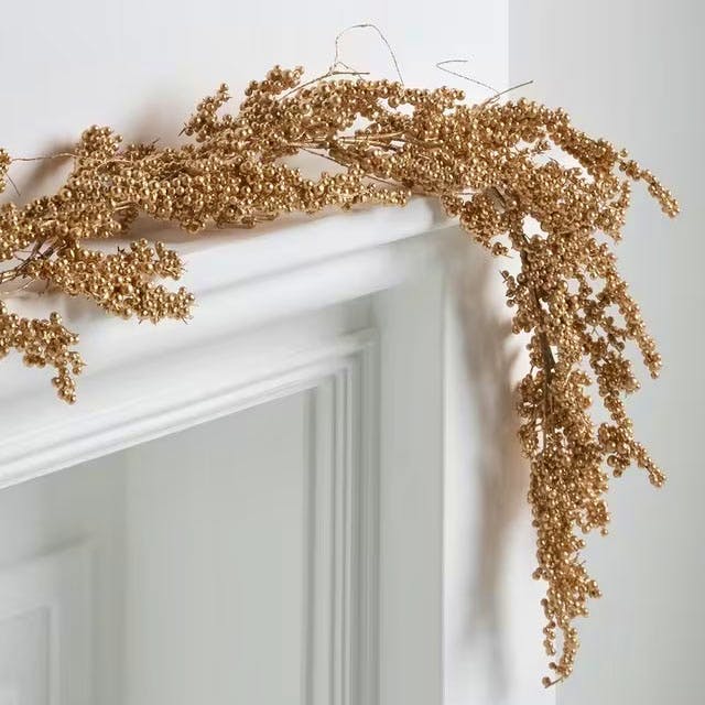 John Lewis Gold Berry Garland, L180cm, £25