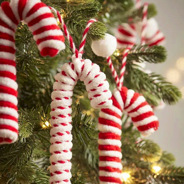 Cox & Cox Supersoft Candy Cane Garland, £16.50