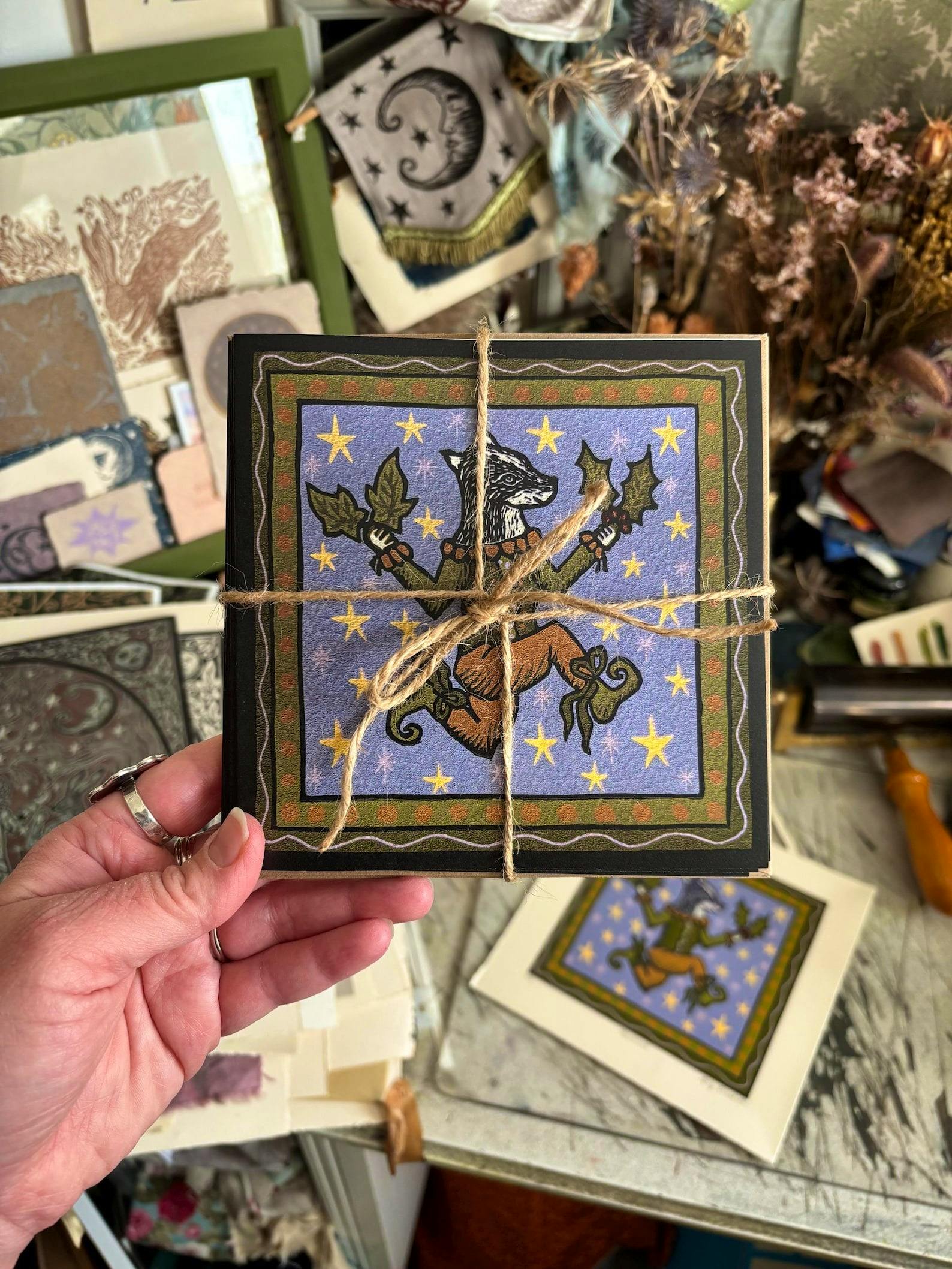 PrintsByAmyElizabeth Digitally Printed Festive Cards - Merriment, £13