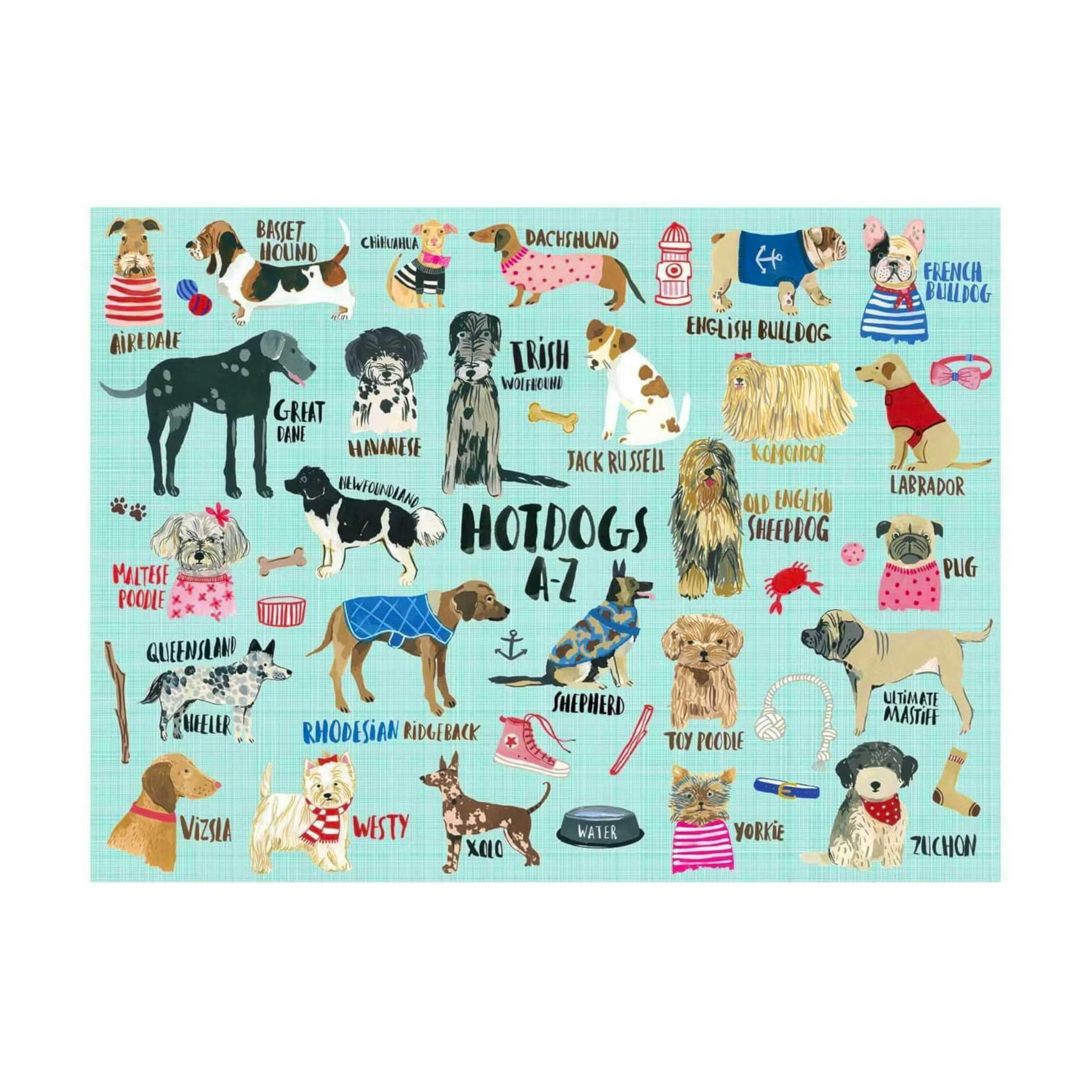 IWOOT Hot Dogs A-Z, 1000 pieces, £15.99, Now £7.99
