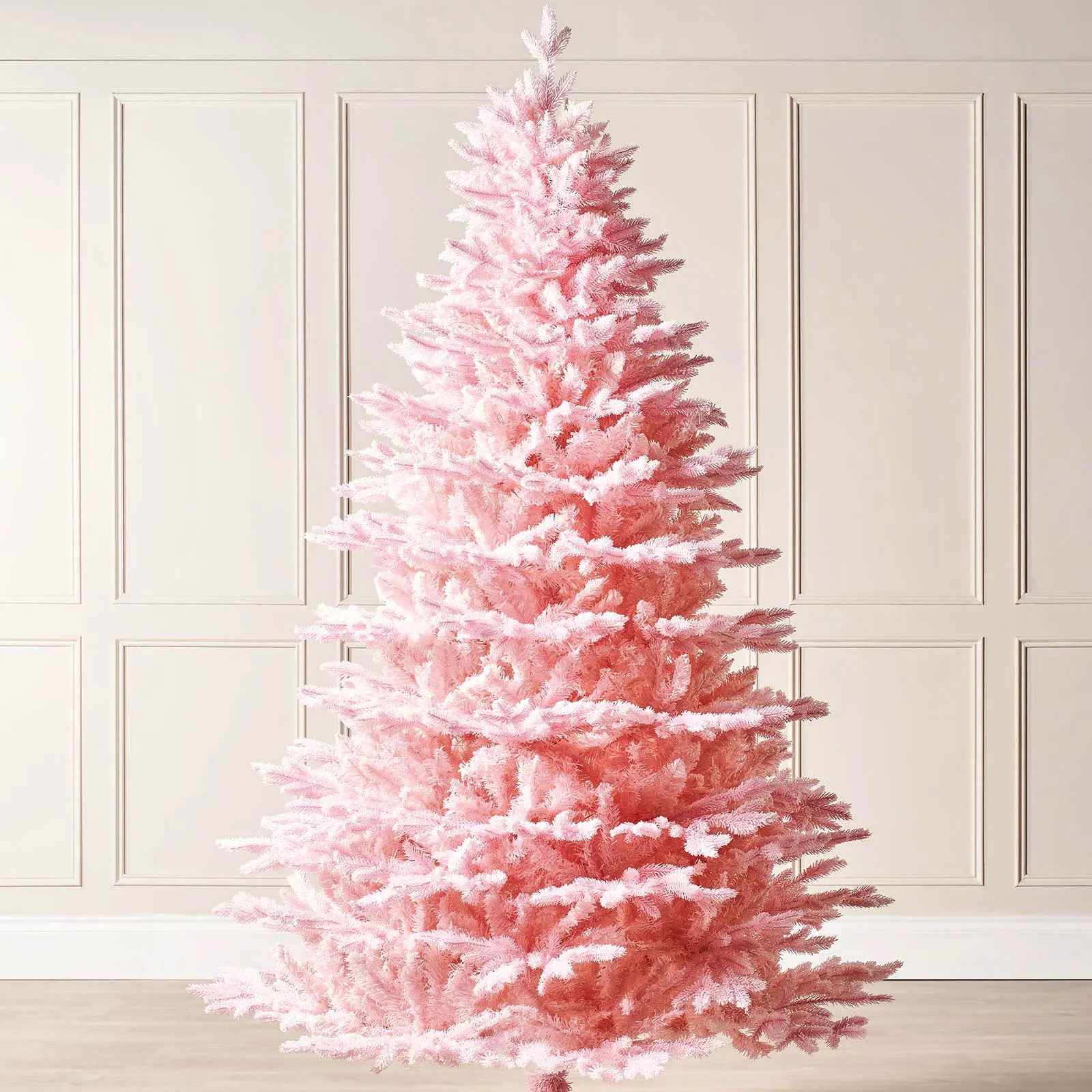 We R Christmas Pink Sugar Snow Flocked Christmas Tree, £339.99