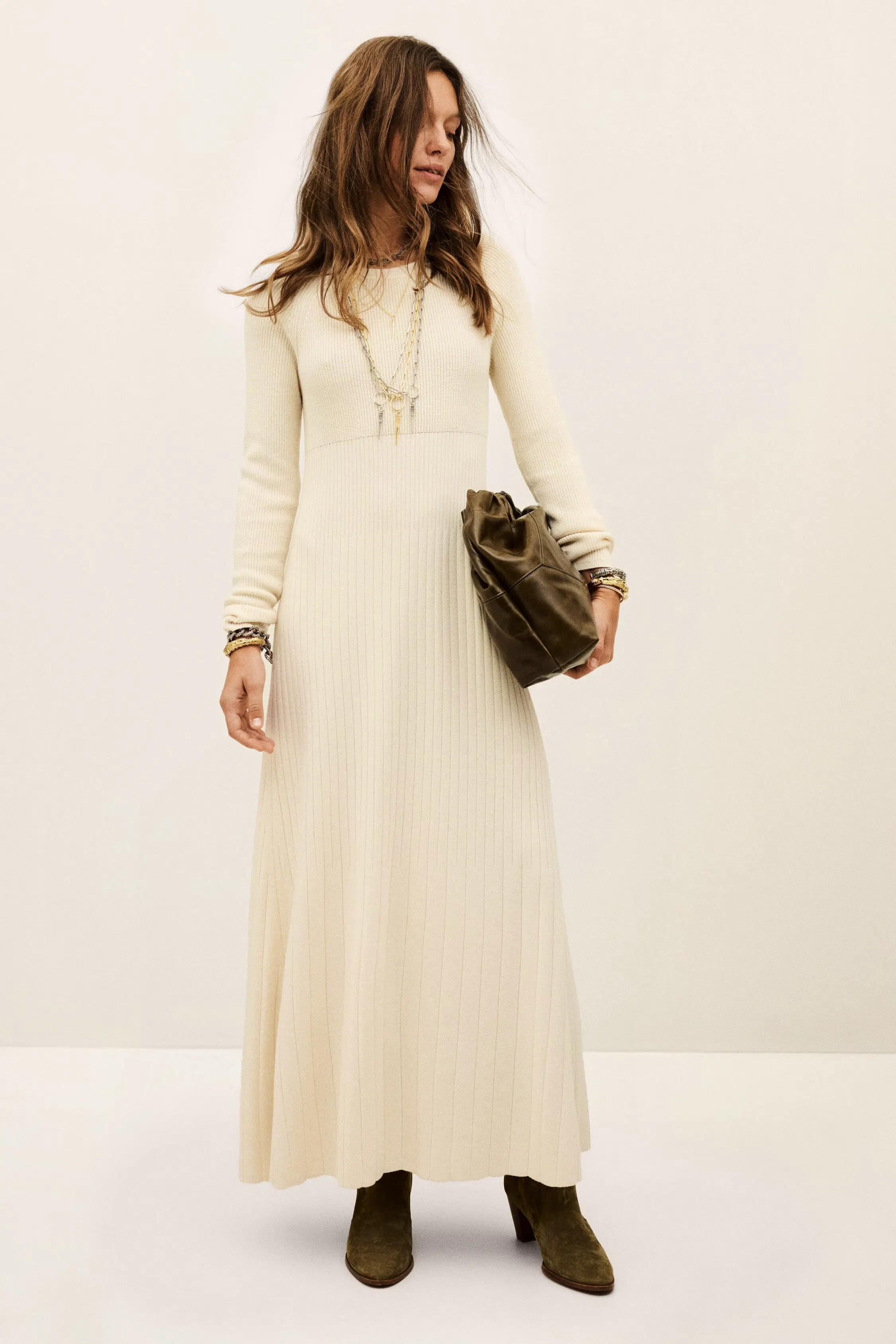 ba&sh Elise Knitted Maxi Dress, £295