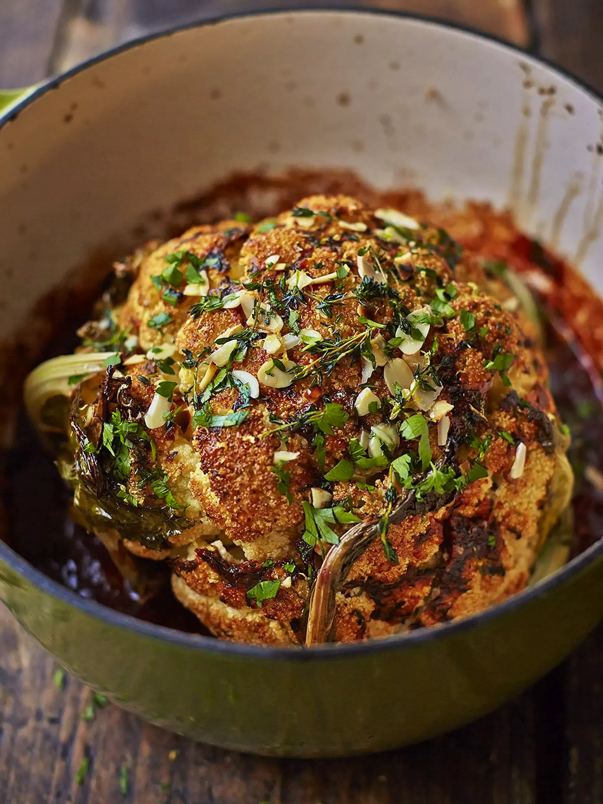 Whole Roasted Cauliflower