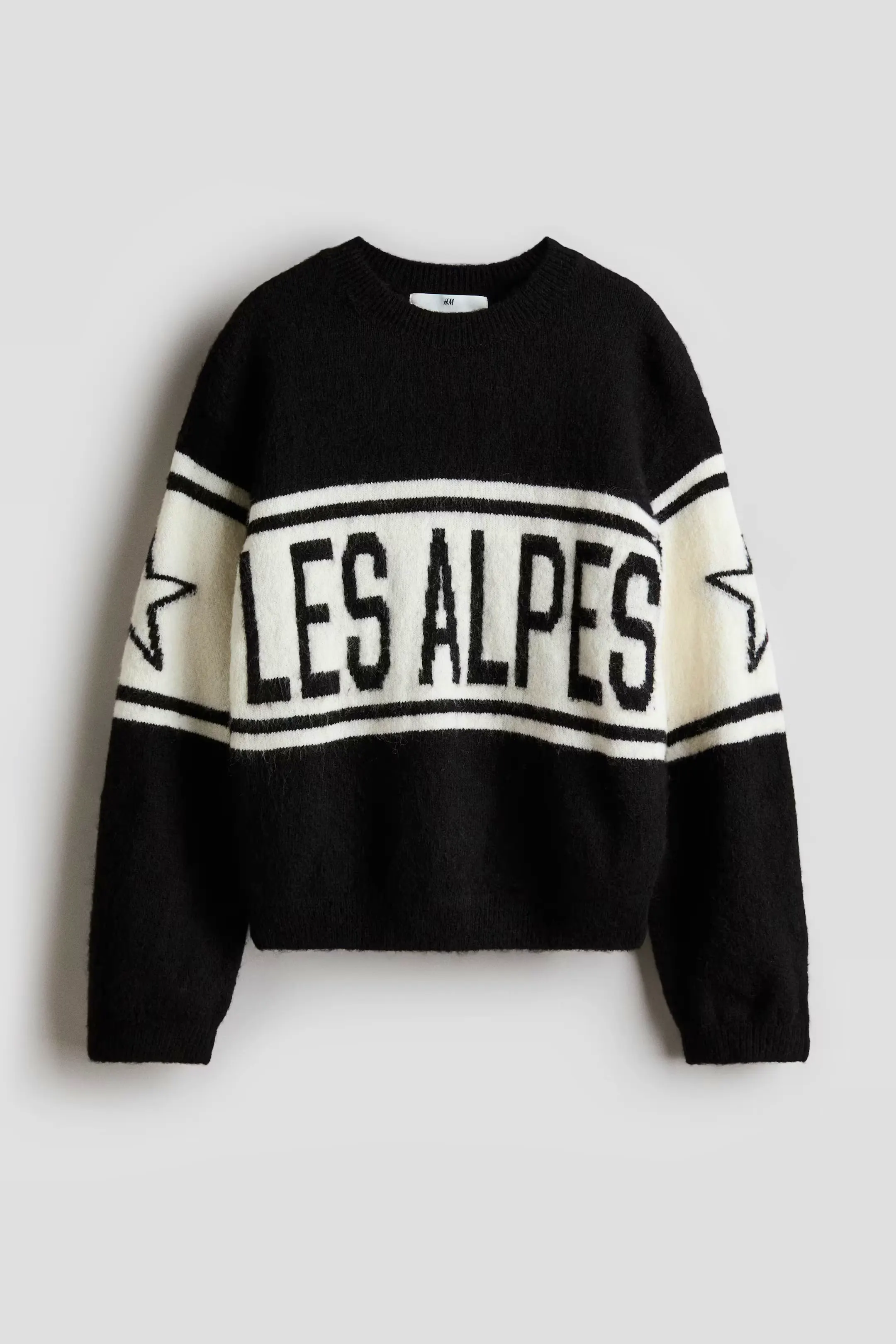 H&M Loose Fit Motif Detail Jumper, £17.99
