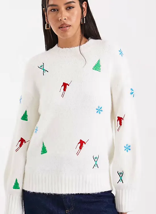 ASOS Ski Embroidered Jumper, £35