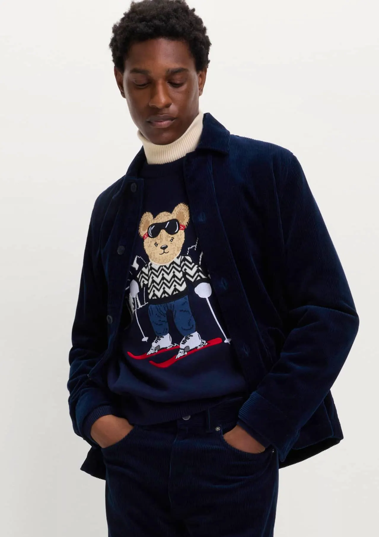 M&S Pure Cotton Spencer Bear Ski Jumper, £30