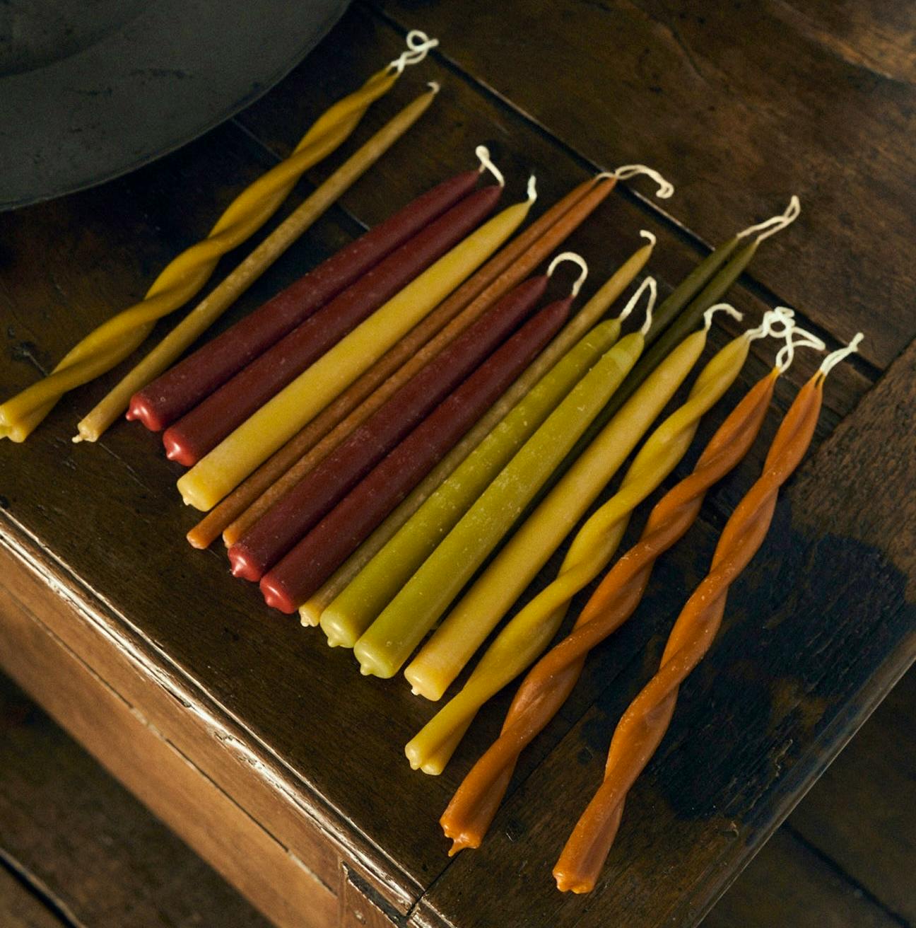 Beeswax Slim Dinner Candle Bundle