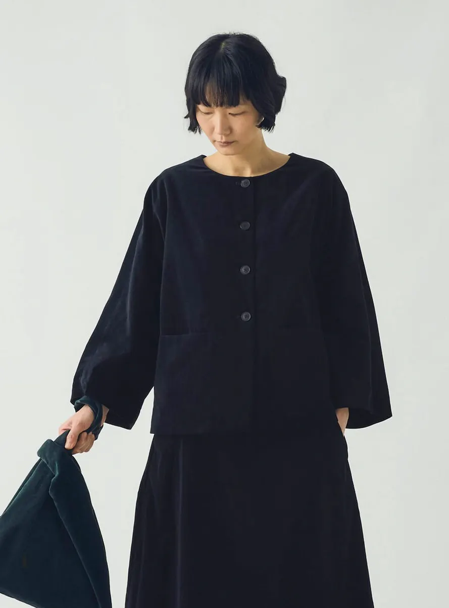Toast Round Neck Cotton Velvet Jacket, £245