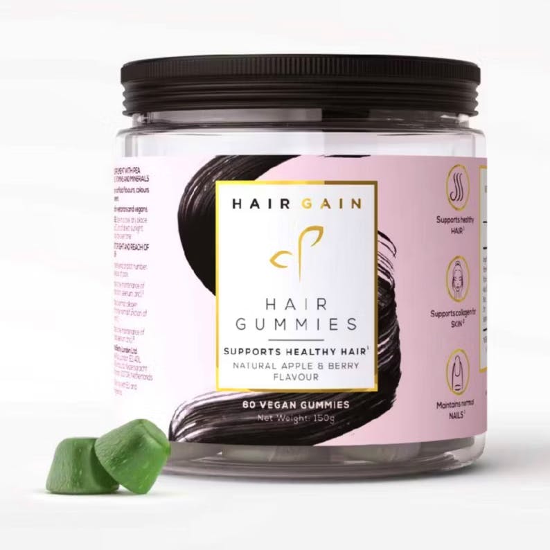 Hair Gain Vegan hair gummies, £30
