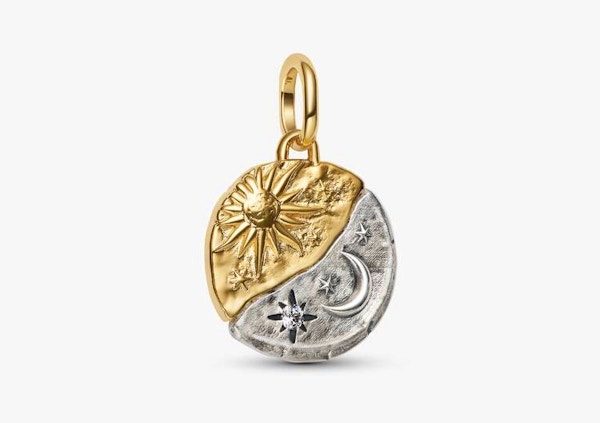 Sun And Moon Medallion Charm