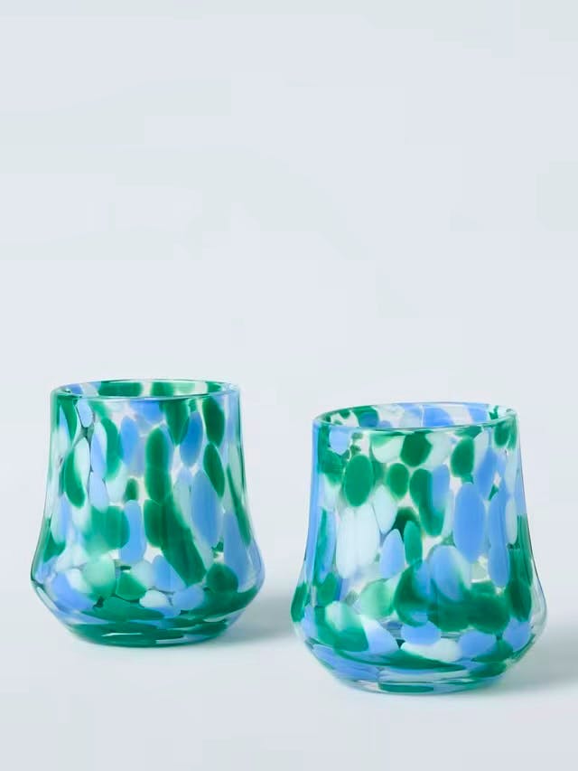 Confetti Glass Tumbler, Set of 2 £19.20 (Was £24)