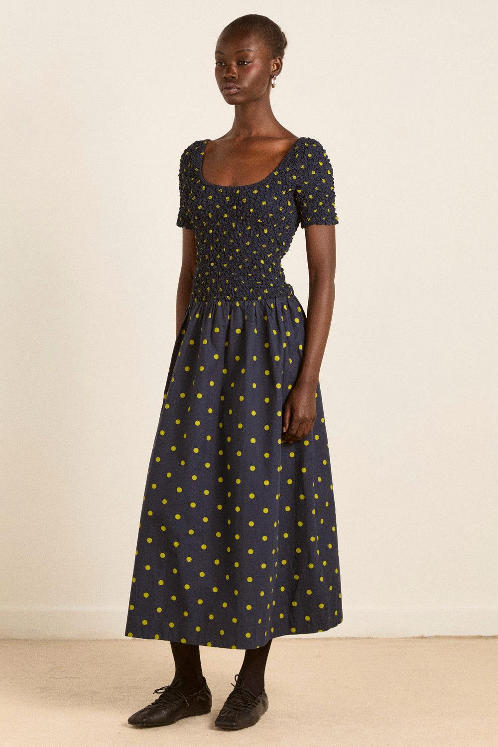 Malinda Super Smocked Midi Dress £56 (Was £56)