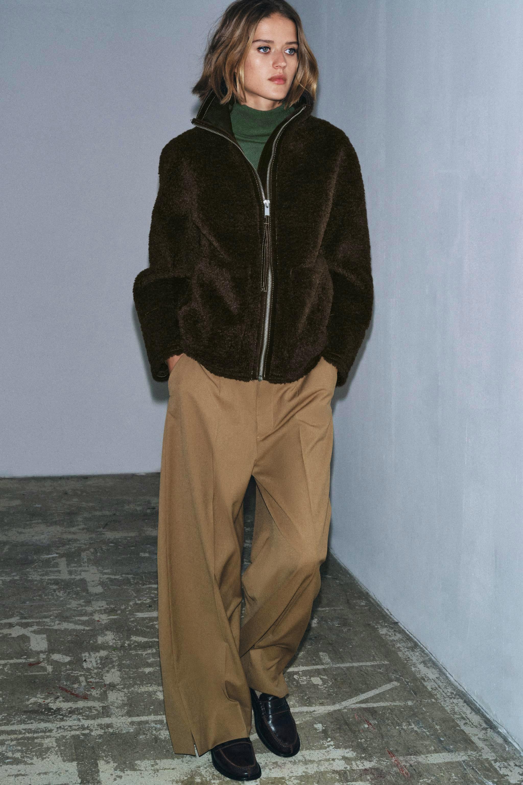 ZW Collection Faux Shearling Double-Faced Jacket £59.99 (Was £89.99)