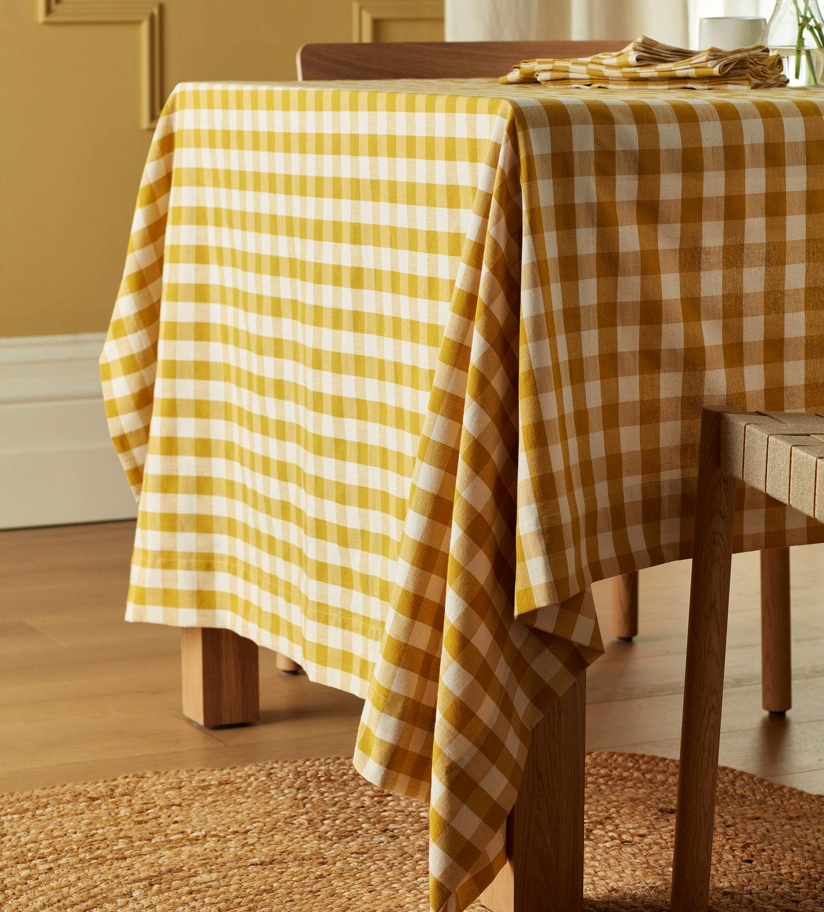 Saffron Heidi 100% Organic Cotton Tablecloth £41.25 (Was £55)
