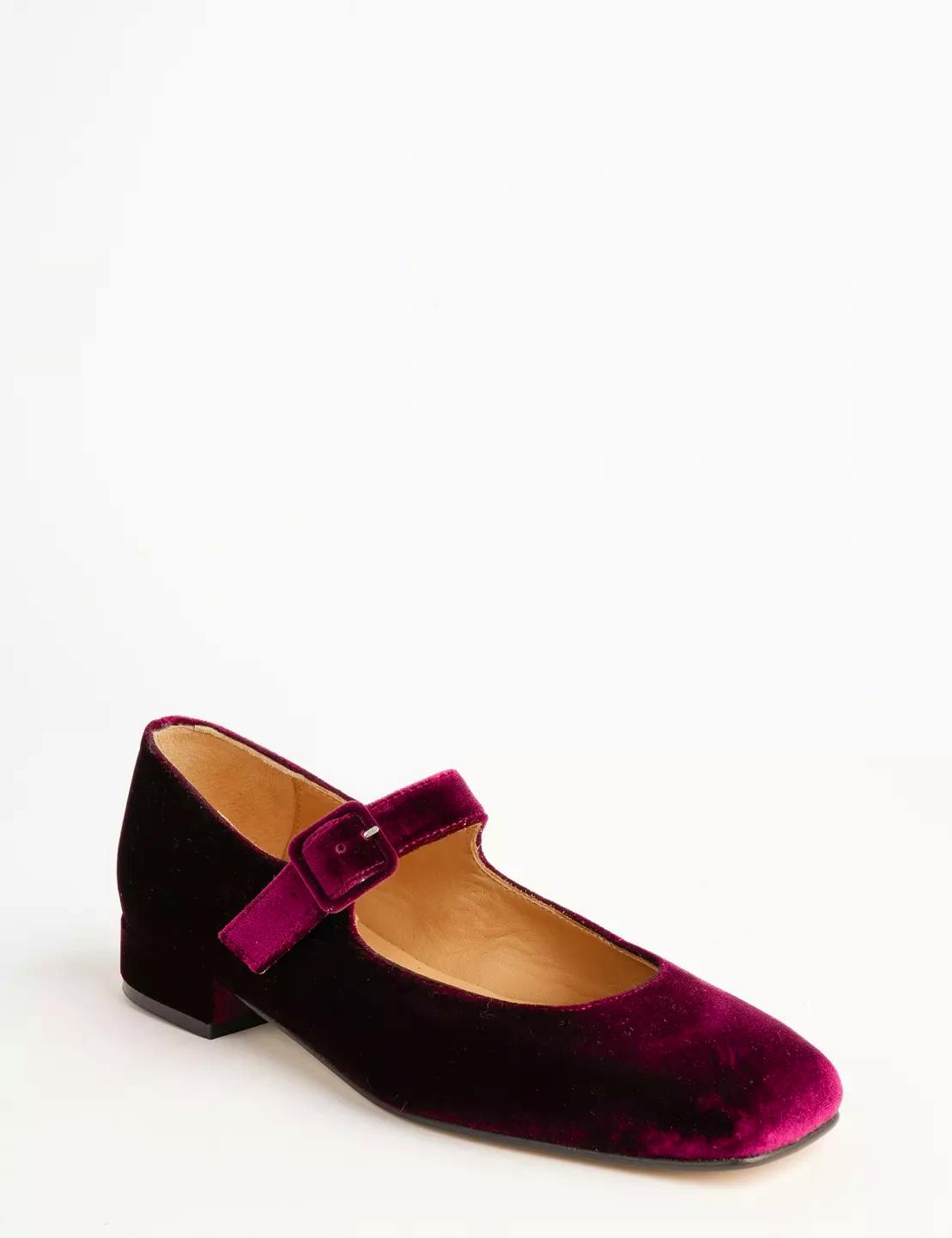 Low Mary Jane Velvet Shoe £160 (Was £229)