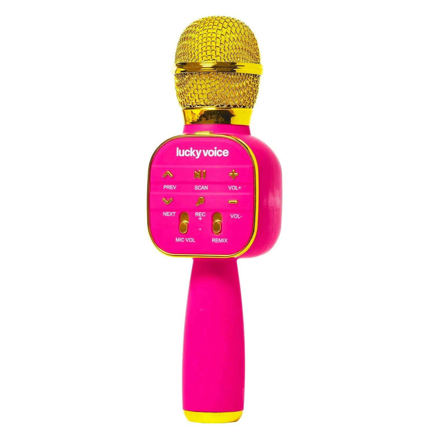 Lucky Voice Wireless Bluetooth Karaoke Microphone w/Built-in Speaker, £24.99