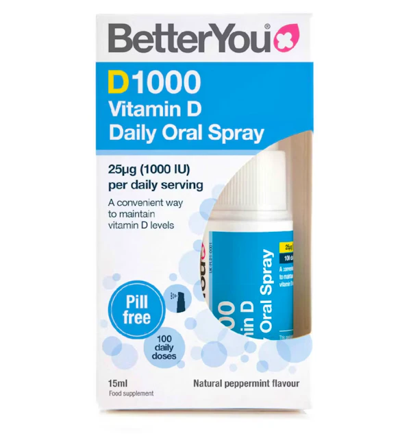 BetterYou Vitamin D 1000iu Daily Oral Spray 15ml