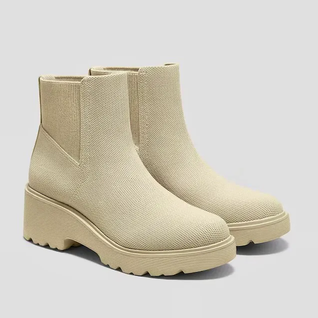 Vivaia Round-Toe Chunky Platform Travel Boots, £197