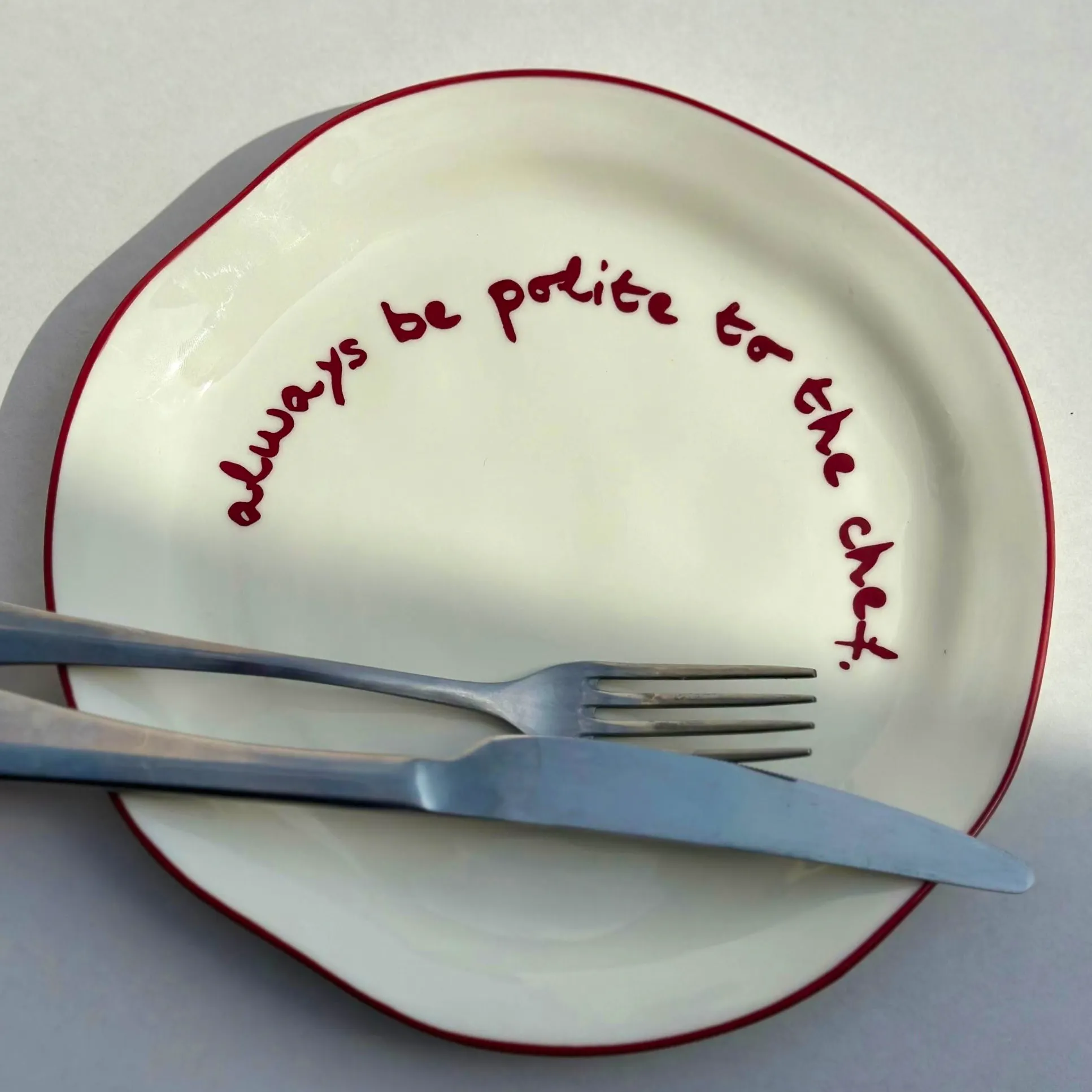 Maison Flaneur Statement Plate, £15
