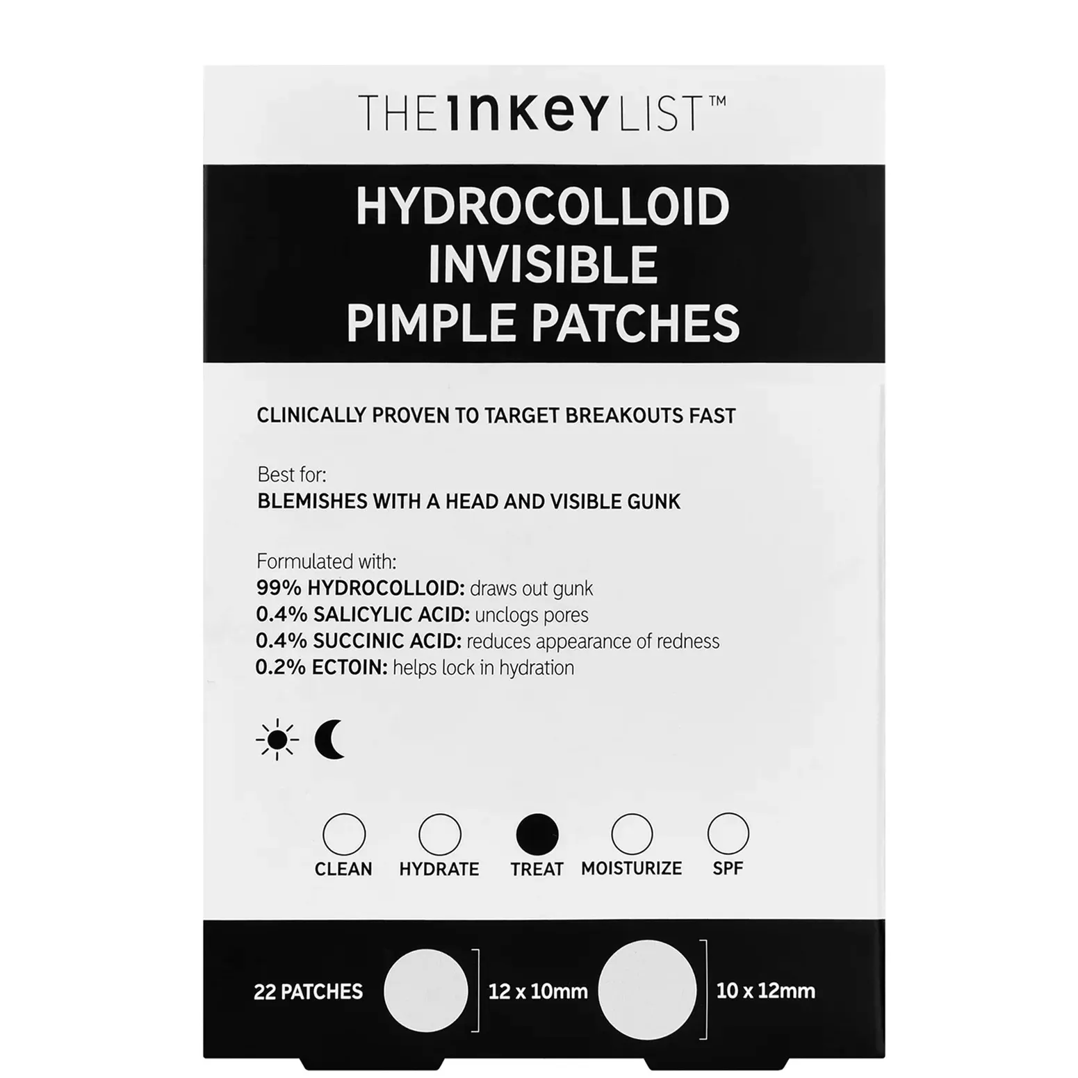 The Inkey List Hydrocolloid Invisible Pimple Patches, £9
