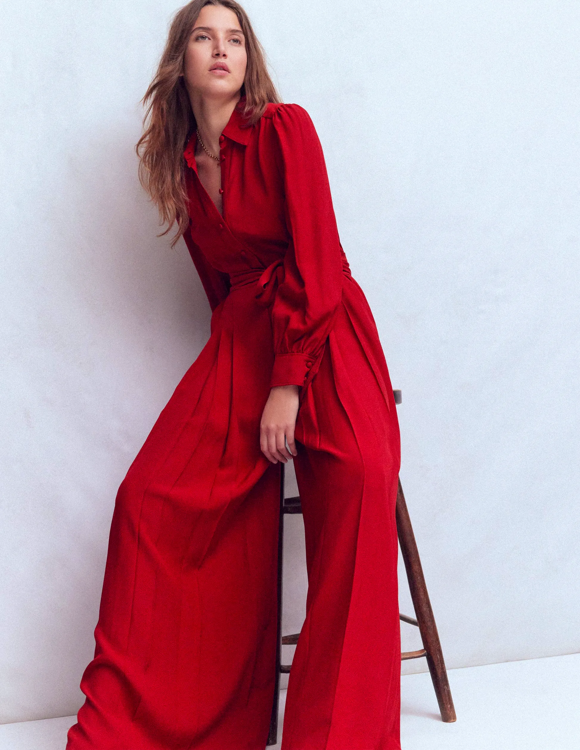 Button Up Palazzo Jumpsuit £179
