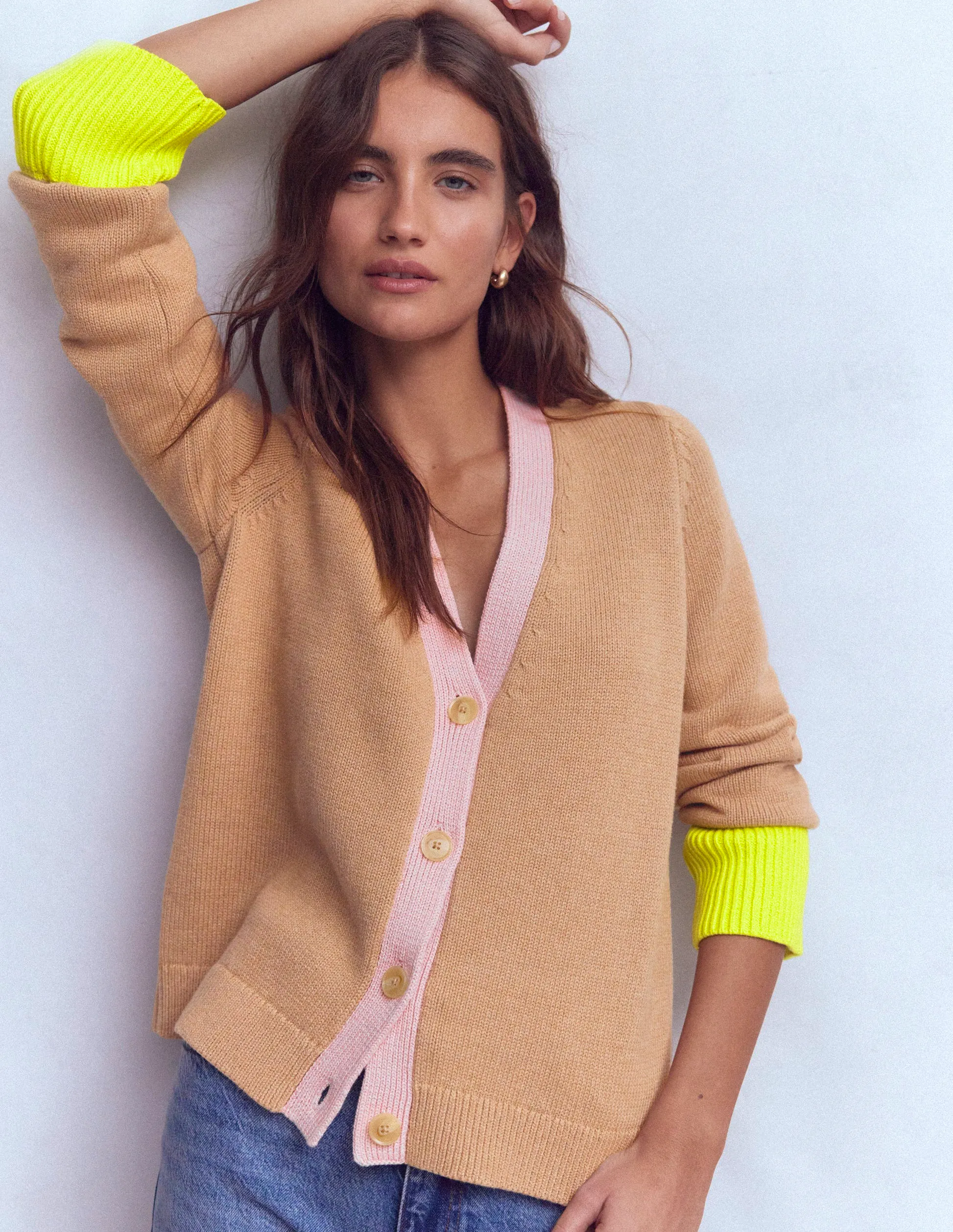 Lucy Relaxed Cotton Cardigan £85