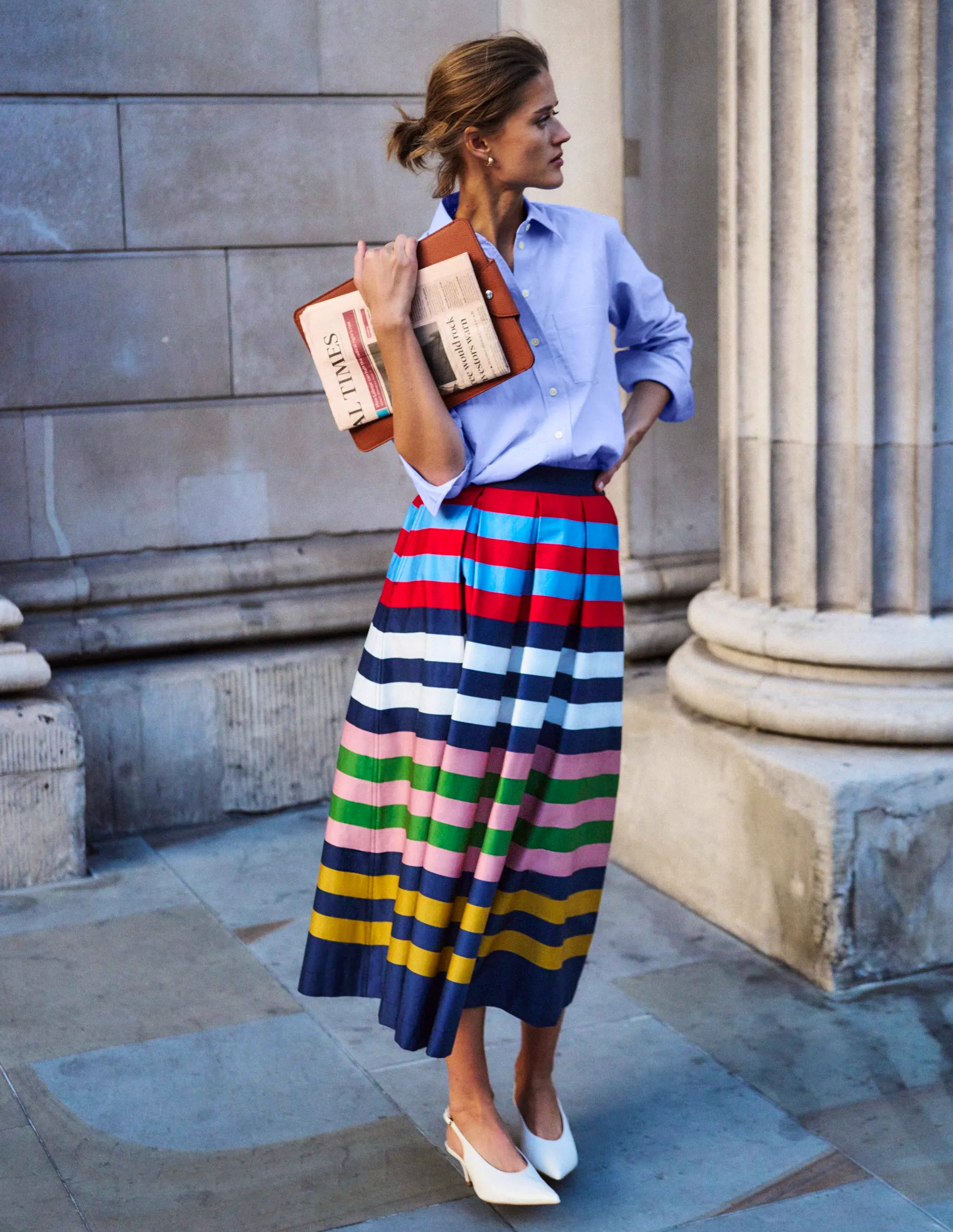 Verity Sateen Skirt £119