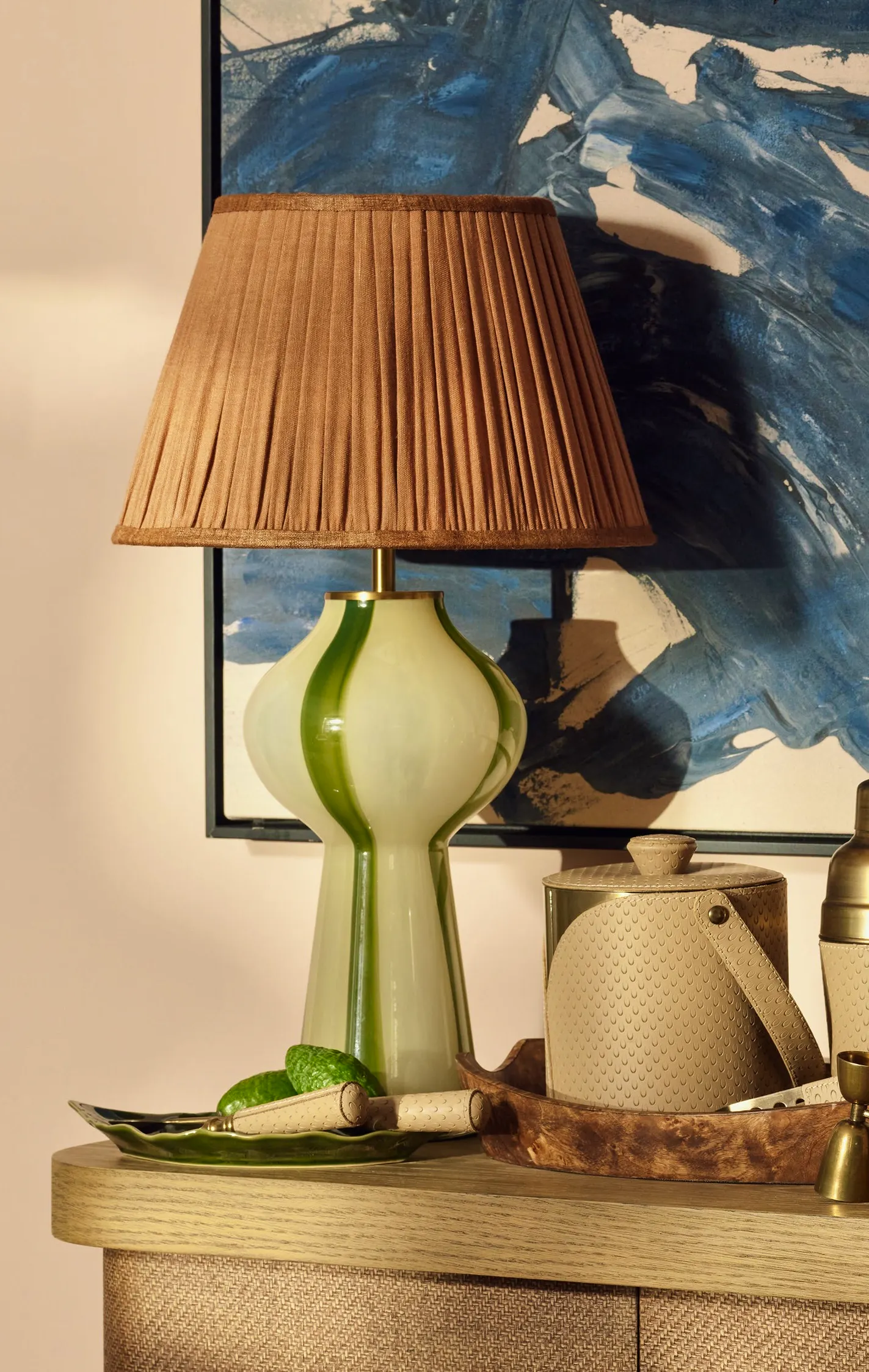 OKA Eleanor Glass Table Lamp, £72